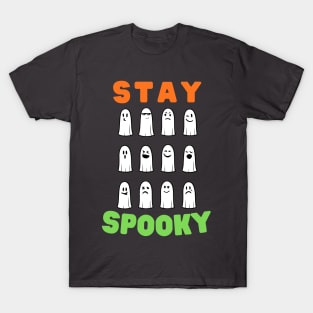 Stay Spooky -cute halloween ghosts T-Shirt